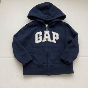 GAP Kids Navy Hoodie Full Zip Front Size 2 Years